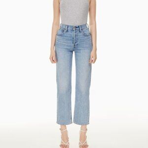 Aritzia Denim Forum Arlo High Rise Straight Jean size 25 (NWOT)